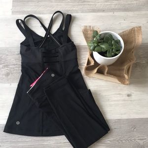 Lululemon size 2 black tank top & leggings